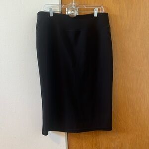 Black Stretchy Pencil Skirt